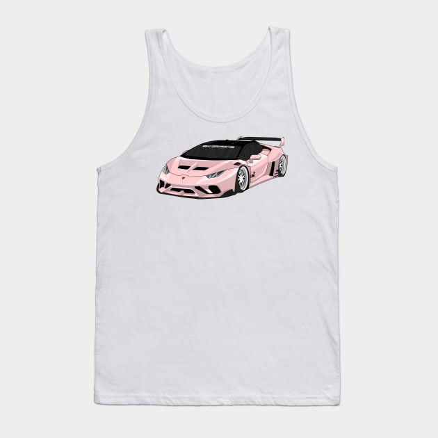 lamborghini huracan PINK Tank Top by VENZ0LIC